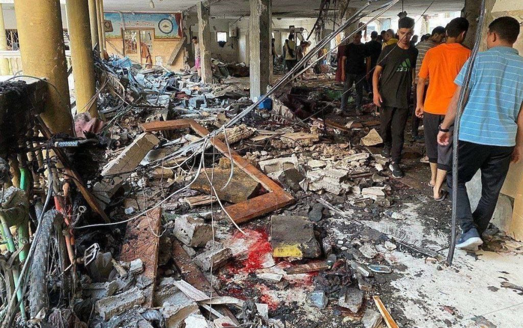 تحقيقات تشير إلى خلو موقع مجزرة مدرسة التابعين في غزة من أي مظاهر مسلحة